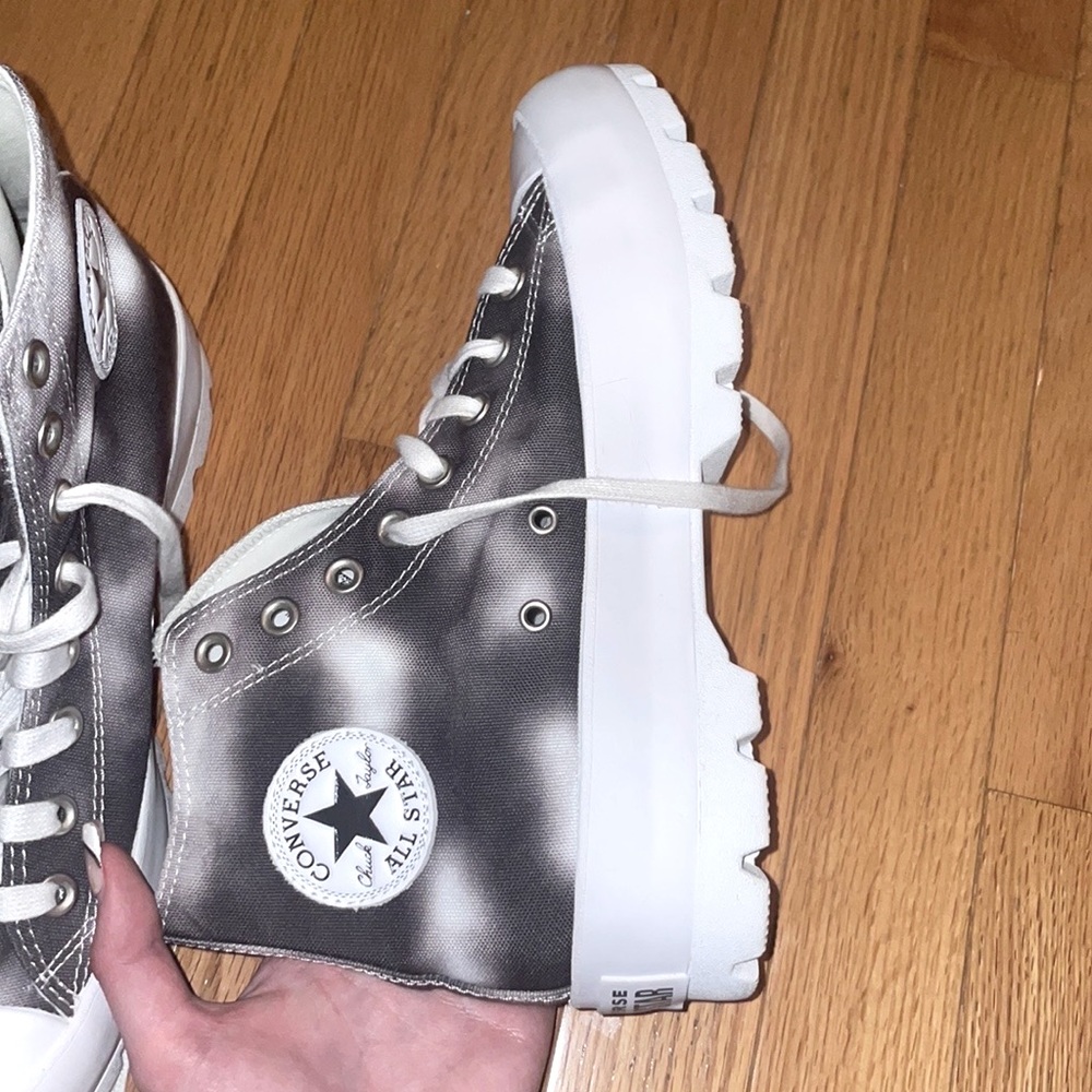 Tie dye high top converse. Worn Once